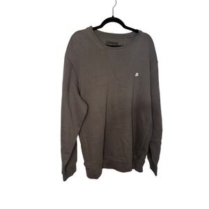 SPARK Mens XXL Heavy Weight Crewneck Sweatshirt Organic Cotton‎ Slate
